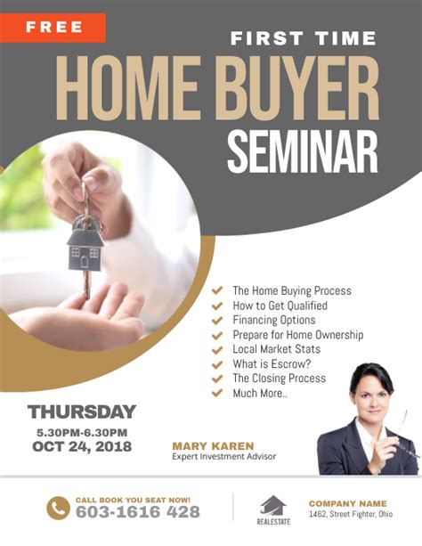 First Time Home Buyer Seminar Template